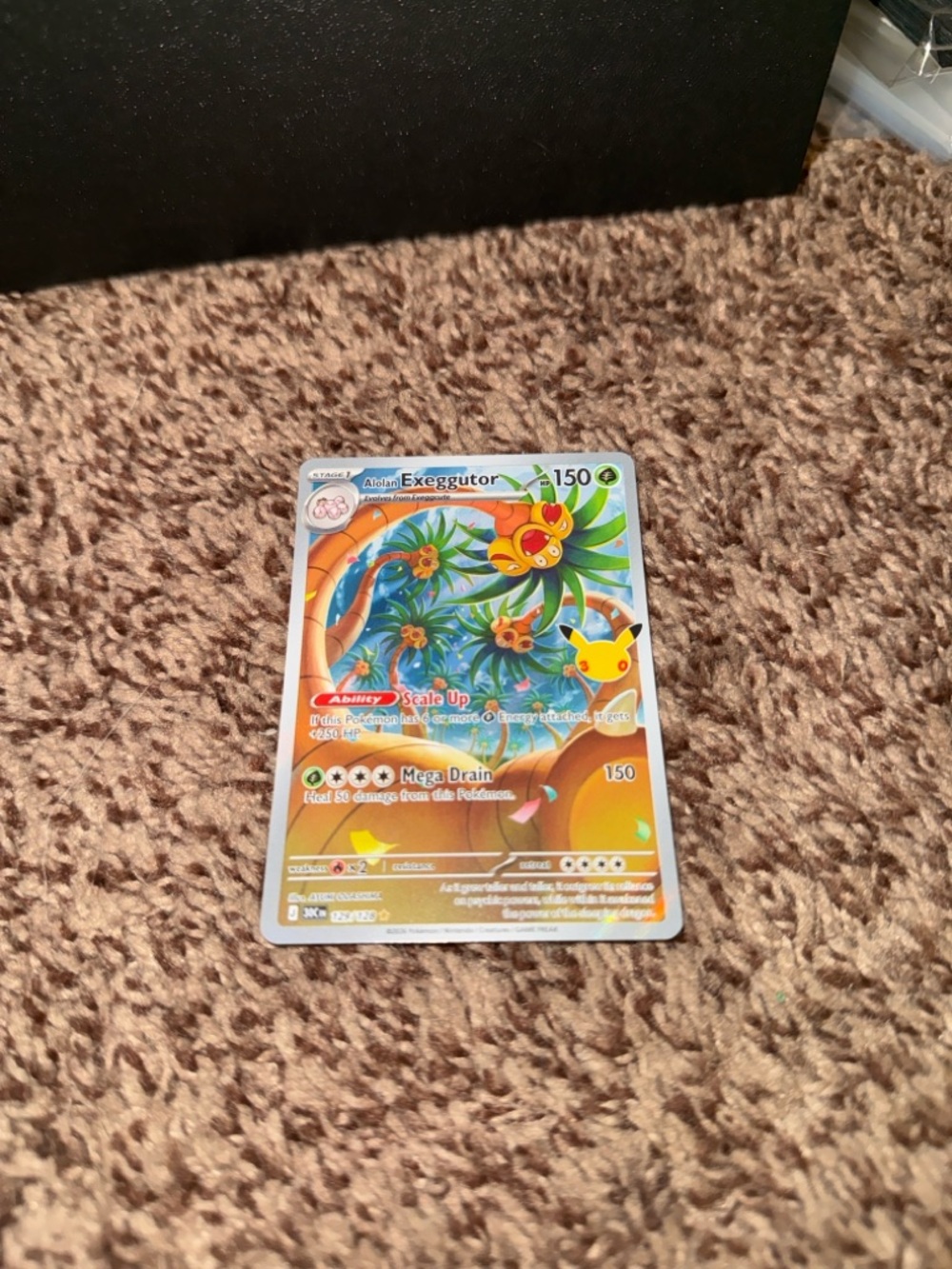 Exeggcutor Trading Card – Green and Brown